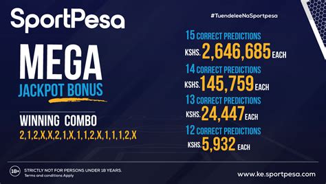 sportytrader sportpesa mega jackpot prediction  The winning numbers for Friday night's drawing were 6, 12, 31, 33 and 69